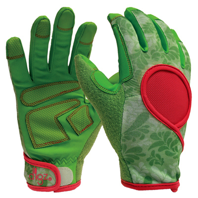 Digz 7652-23 Gardening Gloves Signature Women's Indoor/Outdoor Green M Green