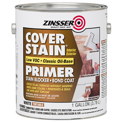 Zinsser 271448 Primer, Flat, White, 1 gal