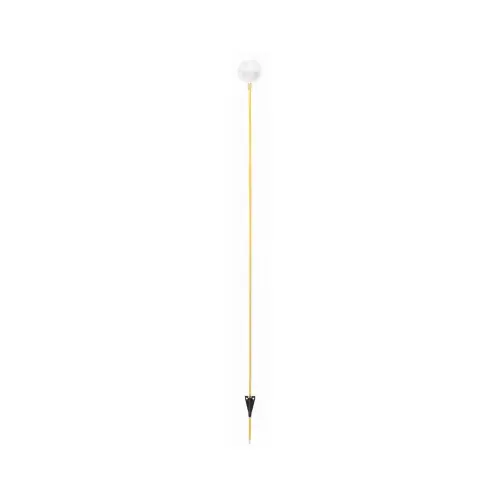 NuVue 2691 Driveway Marker 58" Round White White