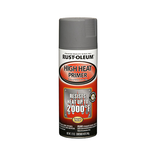 Rust-Oleum 249340 Automotive Spray Primer High Heat Gray 12 oz Gray