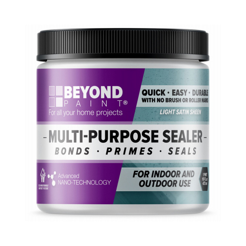 Beyond Paint BP37CP Protective Coating Satin Clear Water-Based Exterior & Interior 1 pt Clear