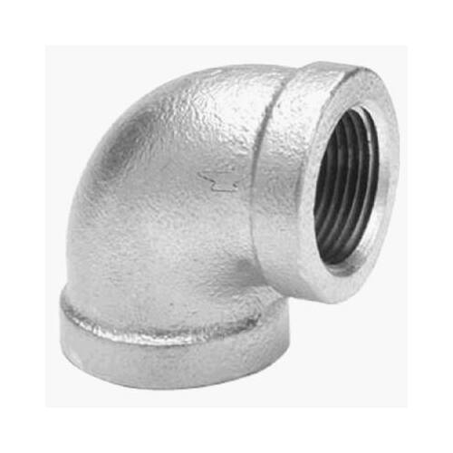 90-Degree Galvanized Reducing Elbow, 1-1/4 x 1-In.