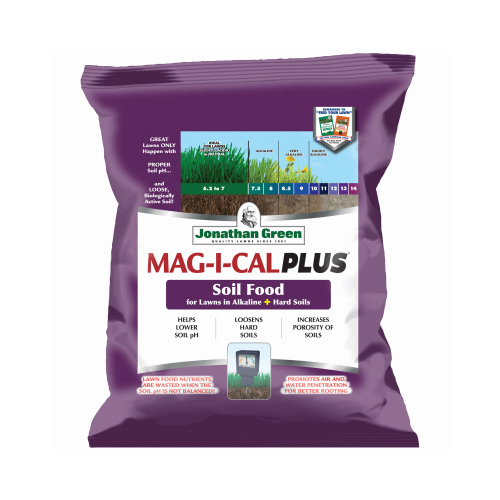 Mag-I-Cal Lawn Fertilizer, 18 lb, Granular