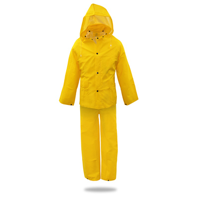 Boss 3PR0300YG Rain Suit Yellow PVC-Coated Polyester XXXL Yellow