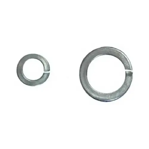 Split Lock Washer 1/4" D Zinc-Plated Steel Zinc-Plated