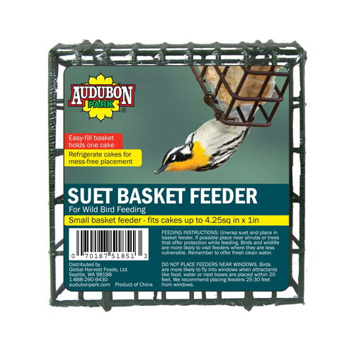 Suet Basket Feeder Green