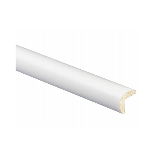 Trim 5/8" H X 8 ft. L Prefinished White Polystyrene Traditional Prefinished