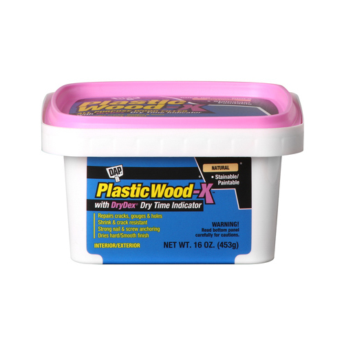 DAP 00542 Plastic Wood-X Repair Kit, Paste, Slight, Natural, 16 oz