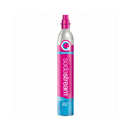 CO2 Cylinder, Quick-Connect, Pink