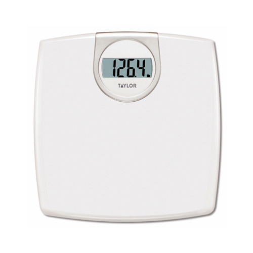 TAYLOR 702940133 Bathroom Scale 330 lb Digital White White