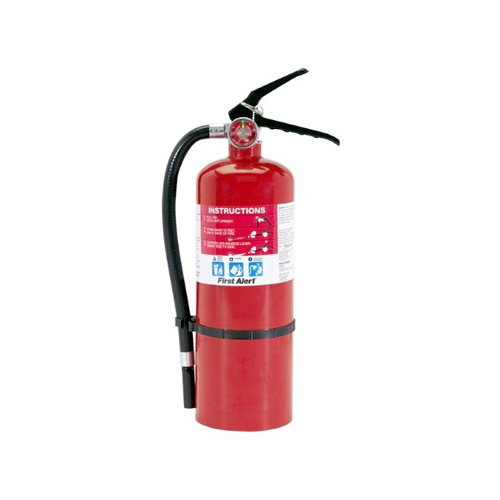 Rechargeable Fire Extinguisher, 5 lb Capacity, Monoammonium Phosphate, 2-A:10-B:C Class