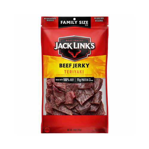 Jack Link's 10000018068-XCP8 Beef Jerky Jack Link's Teriyaki 10 oz ...