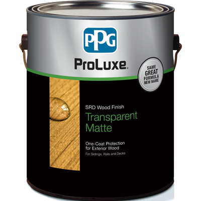 PPG SIK240-078/01 Proluxe Cetol SRD Wood Finish, Transparent, Natural, Liquid, 1 gal, Can