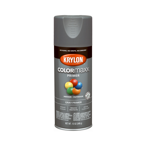 KRYLON K05582007 COLORmaxx Primer, Gray, 12 oz