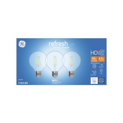 LED Bulb Refresh G25 E26 (Medium) Daylight 40 W Clear