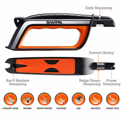 Sharpal 103N Sharpener All-in-One Carbide/Ceramic Black/Orange