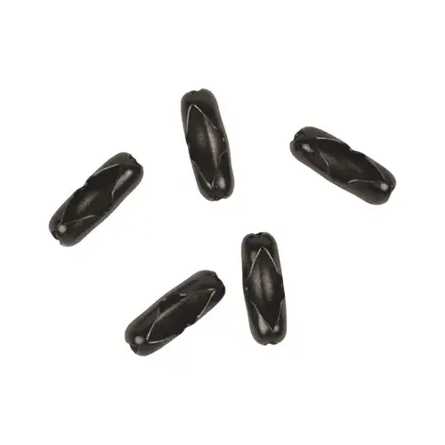 Lamp Chain Connector, Black Coated Brass, #6   pack of 5