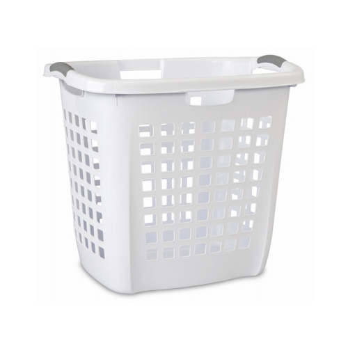 Sterilite 12258004 Laundry Basket White Plastic White