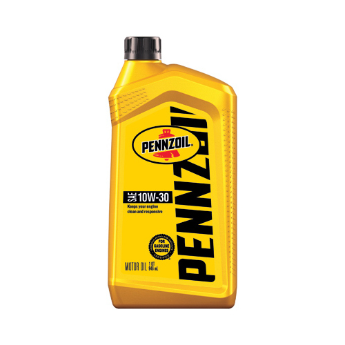 Motor Oil, 10W-30, 1 qt Bottle Amber