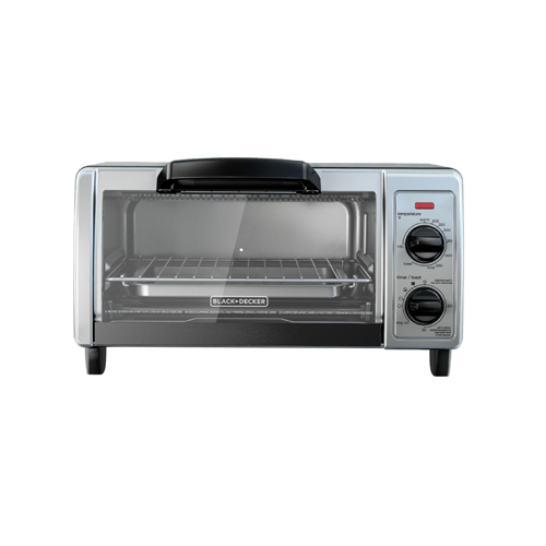 Black+Decker TO1705SB Toaster Oven Stainless Steel Black/Silver 9" H X 16.9" W X 11.6" D Chrome