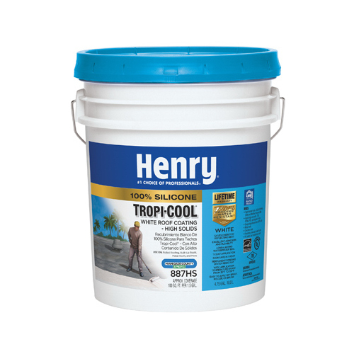 HENRY HE887HS073 COATING ROOF SILICONE WH 4.75G