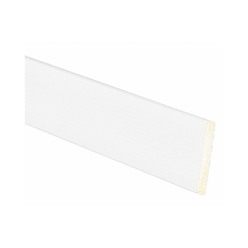 Lattice Moulding, 8 ft L, 1/8 in W, Polystyrene, Crystal White - pack of 25