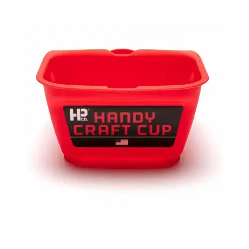 HANDy 1100-CC Craft Cup, 8 oz Capacity, Red