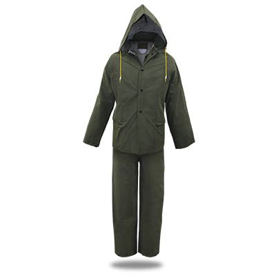 Boss 3PR0300GG Rain Suit Green PVC-Coated Polyester XXXL Green