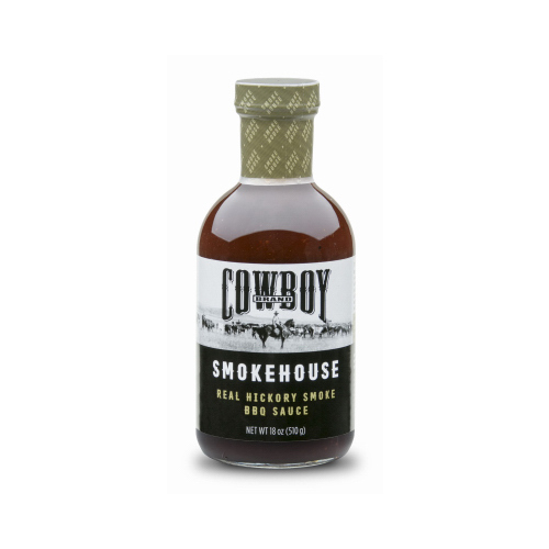 Cowboy 83602 BBQ Sauce Smokehouse Real Hickory Smoke 18 oz
