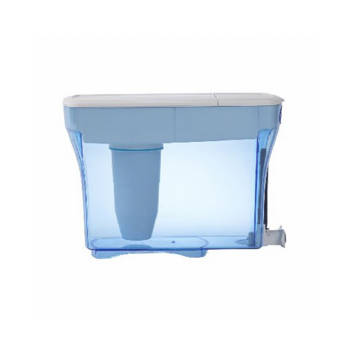 Water Filtration Dispenser Ready-Pour 30 cups Blue Blue