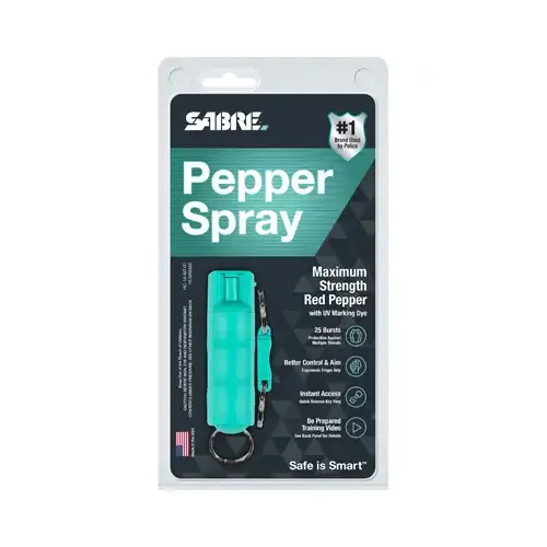 Sabre HC-MT-23OC HC-MT-23OC Pepper Spray with Mint Ring, Pungent Orange/Red