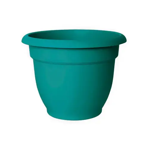 Planter Ariana 5.25" H X 6" D Plastic Bermuda Teal Bermuda Teal