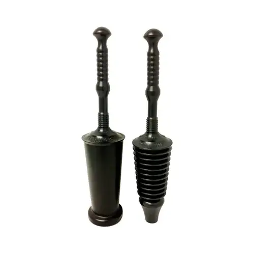 GT Water Products MP1600-TB Toilet Plunger Master Plunger 25" L X 3" D Black