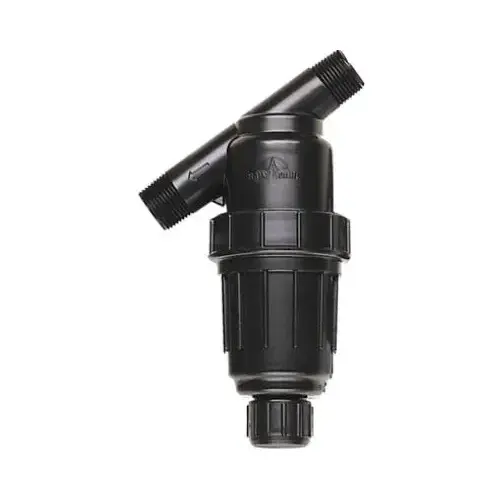 Y-Filter, MPT Inlet, 80 psi Pressure, 720 gph, Polyester Black