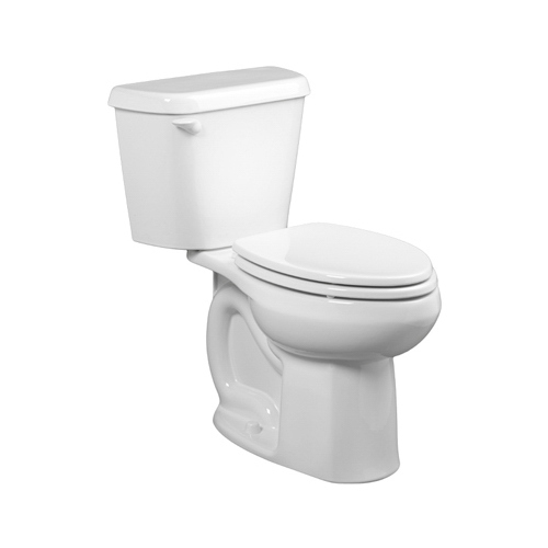 American Standard 751AA101.020 Colony ADA Complete Toilet, Elongated Bowl, 1.28 gpf Flush, 12 in Rough-In, White