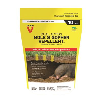 VICTOR M7002-2 Mole and Gopher Repellent, Repels: Armadillos, Burrowing Animals, Voles