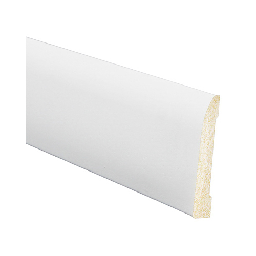 Trim 5/16" H X 8 ft. L Prefinished White Polystyrene Traditional Prefinished - pack of 16