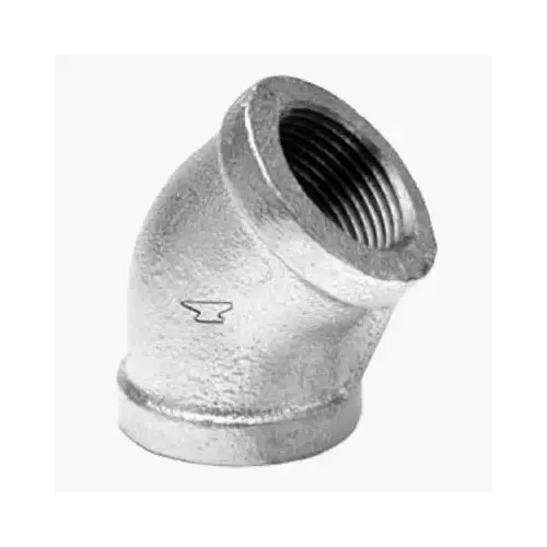 Elbow 1-1/2" FPT T X 1-1/2" D FPT Galvanized Malleable Iron Galvanized