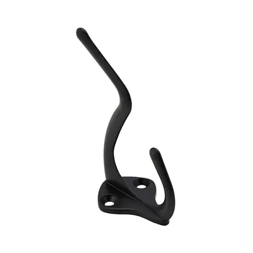 SPB1435 Coat and Hat Hook, 2-Hook, Zinc, Oil-Rubbed Bronze