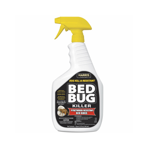 Bed Bug Killer, Liquid, Spray Application, 32 oz