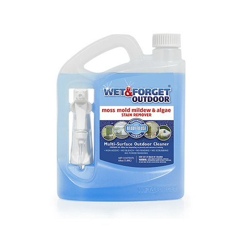 Wet & Forget 804064 Stain Remover, 64 oz, Liquid