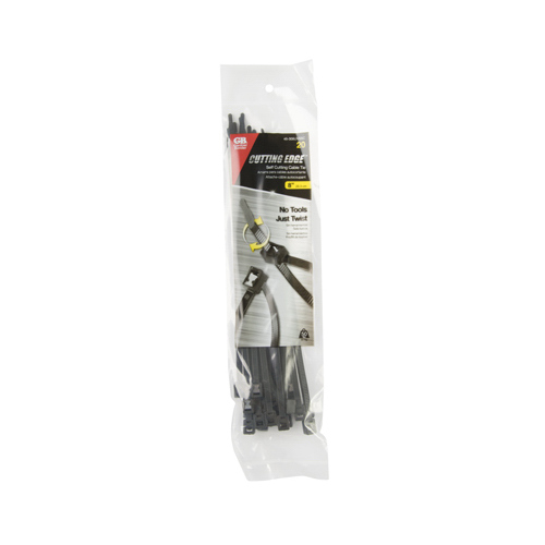 CABLE TIE 8IN UVB CUT 50/BAG Black - pack of 50