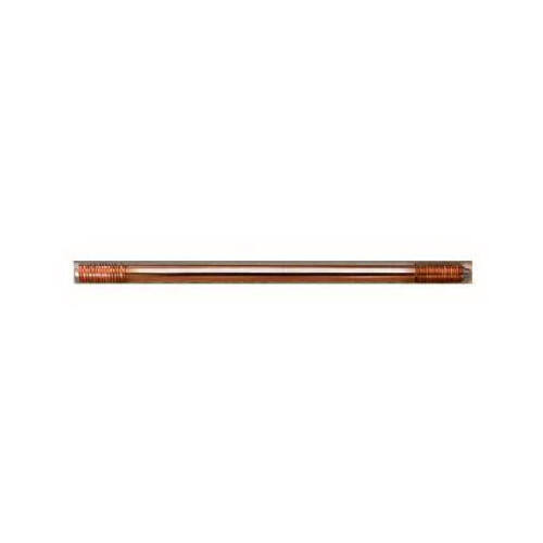 nVent ERICO 611380UPC Grounding Rod, 1/2 in Dia Nominal, 8 ft L, Steel