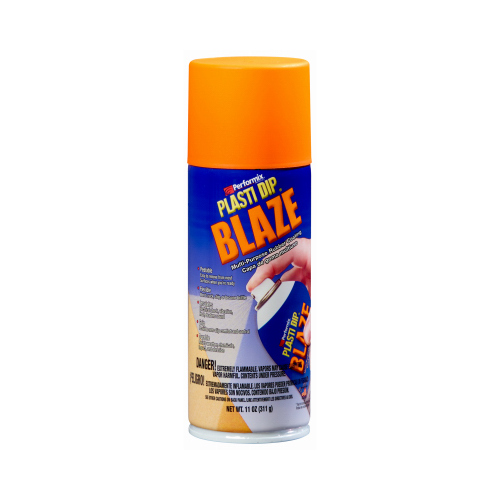 Plasti Dip 11218-6 Multi-Purpose Rubber Coating Flat/Matte Blaze Orange ...