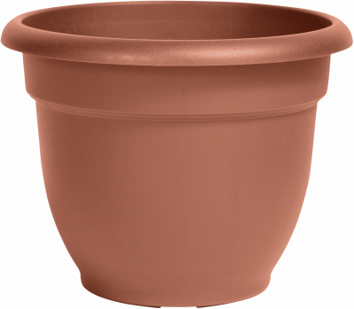 Bloem 20-56112 Self-Watering Planter, 12 in Dia, 13 in W, Round, Plastic, Terra Cotta