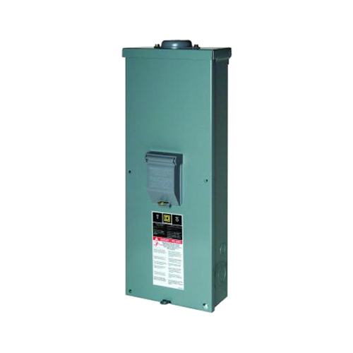 Square D QOM2E2200NRB Circuit Breaker, 200 A, NEMA 3R Enclosure, Flush, Surface Mounting