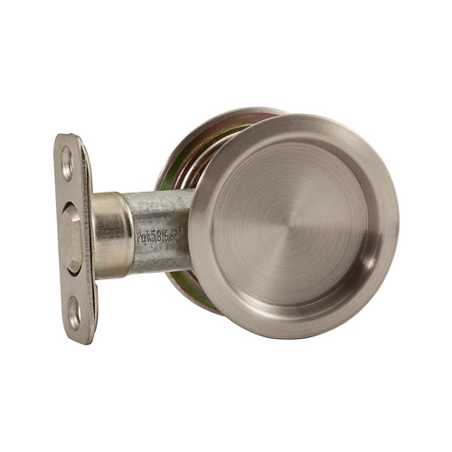 Pocket Door Pull Satin Nickel Silver Steel Satin Nickel