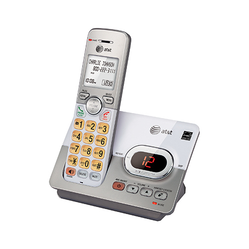 AT&T EL52103 Telephone 1 Handle Digital Cordless Silver Silver