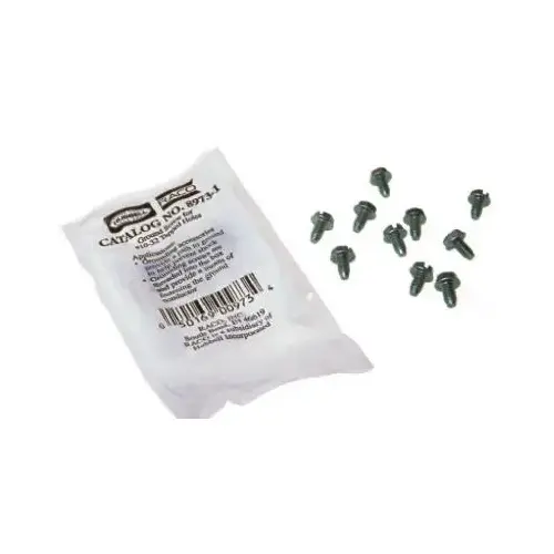 Grounding Screws   pack of 10 Green