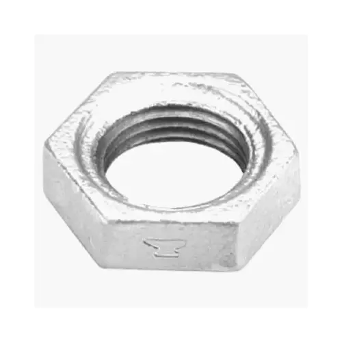 1/2 In. Malleable Iron Galvanized Lock Nut